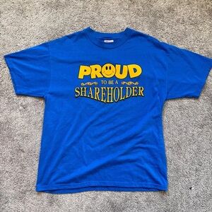 Hanes Men's Blue T-shirt